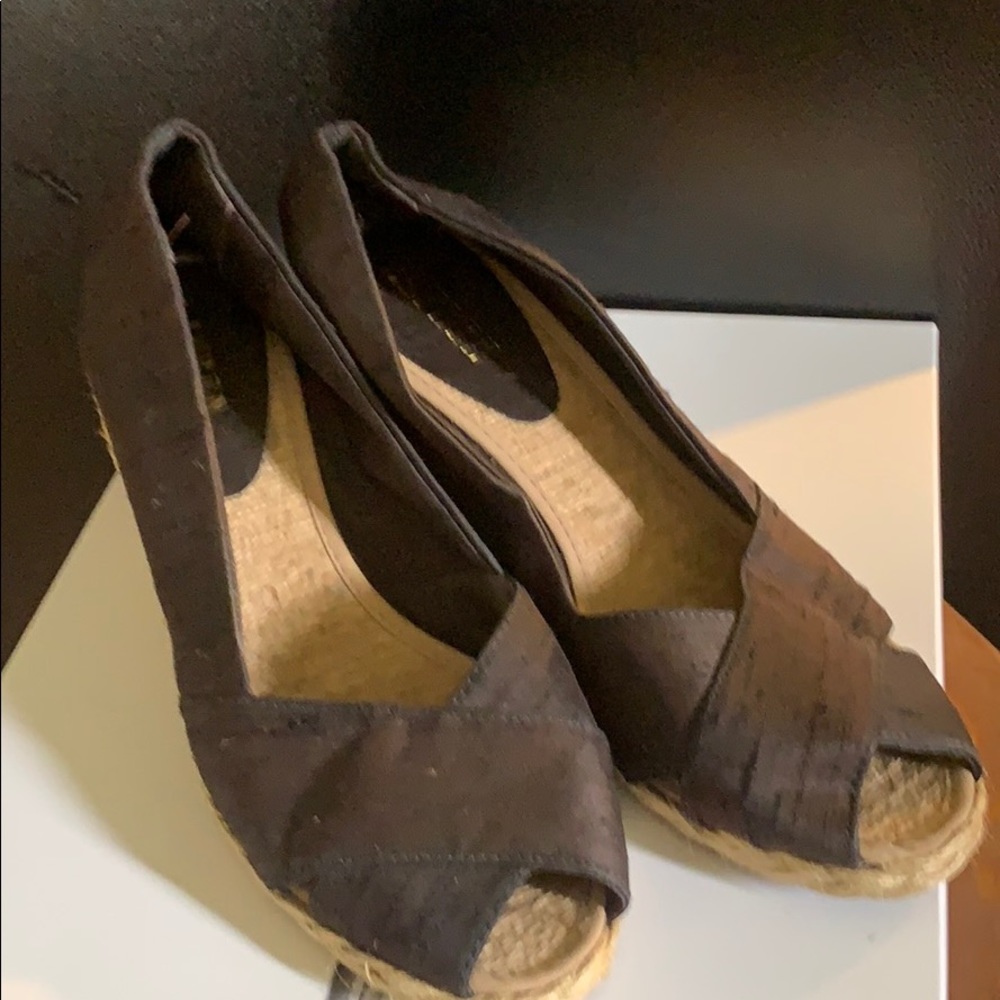 Ralph Lauren wedge slip ons